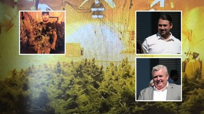 Father and son hydroponic cannabis growers Raymond and Codie Hay have avoided jail after police discovered two elaborate set ups in storage sheds at Tuggerah. Picture: supplied