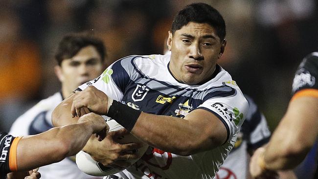 Jason Taumalolo won’t hold back against the Broncos on Thursday night. Picture: Getty Images