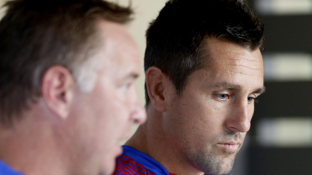 Knights coach Adam O'Brien says rumblings of Mitchell Pearce’s pending departure kicked up a notch after Newcastle was eliminated from the finals. h