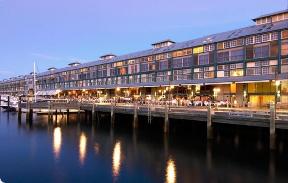 Woolloomooloo Wharf draws a high profile clientele.