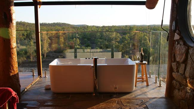 The view at the Gilberton Outback Retreat. Credit: Gilberton Outback Retreat