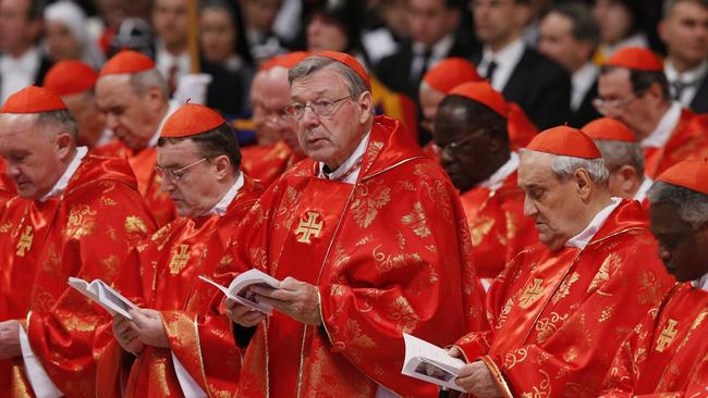 Pell, photographed in 2013, was a powerful figure inside the Vatican. Picture: CNS