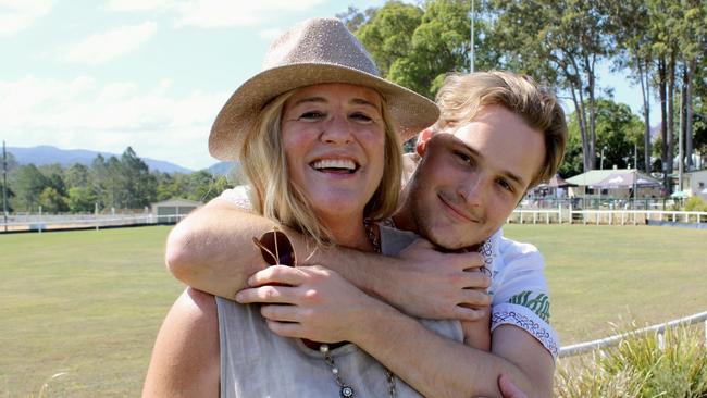 Emma Badgery and Henry Badgery at the Noosa Polo and Provedores on October 14, 2023.