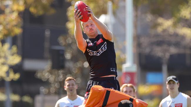 Frampton has been a welcome addition since joining the Magpies in the off-season. Picture: Getty Images