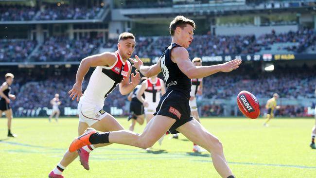 Sam Walsh has been become one of Carlton’s most important players.. Picture: Michael Klein