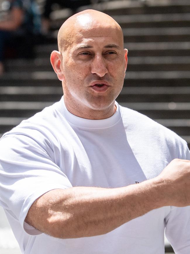 Tarek Zahed is sergeant-at-arms of the Comanchero bikie gang. Picture: NCA NewsWire / James Gourley