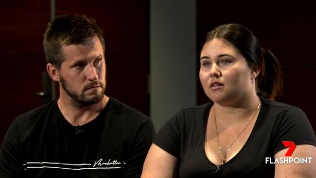 Cleo’s parents Jake Gliddon and Ellie Smith have been ruled out as suspects. Picture: Flashpoint/Channel 7