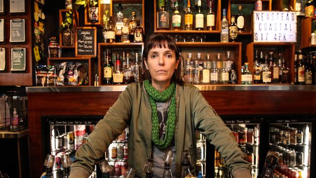 Co-owner of the Brewski Bar on Caxton Street, Antoinette Pollock. Picture: Zak Simmonds