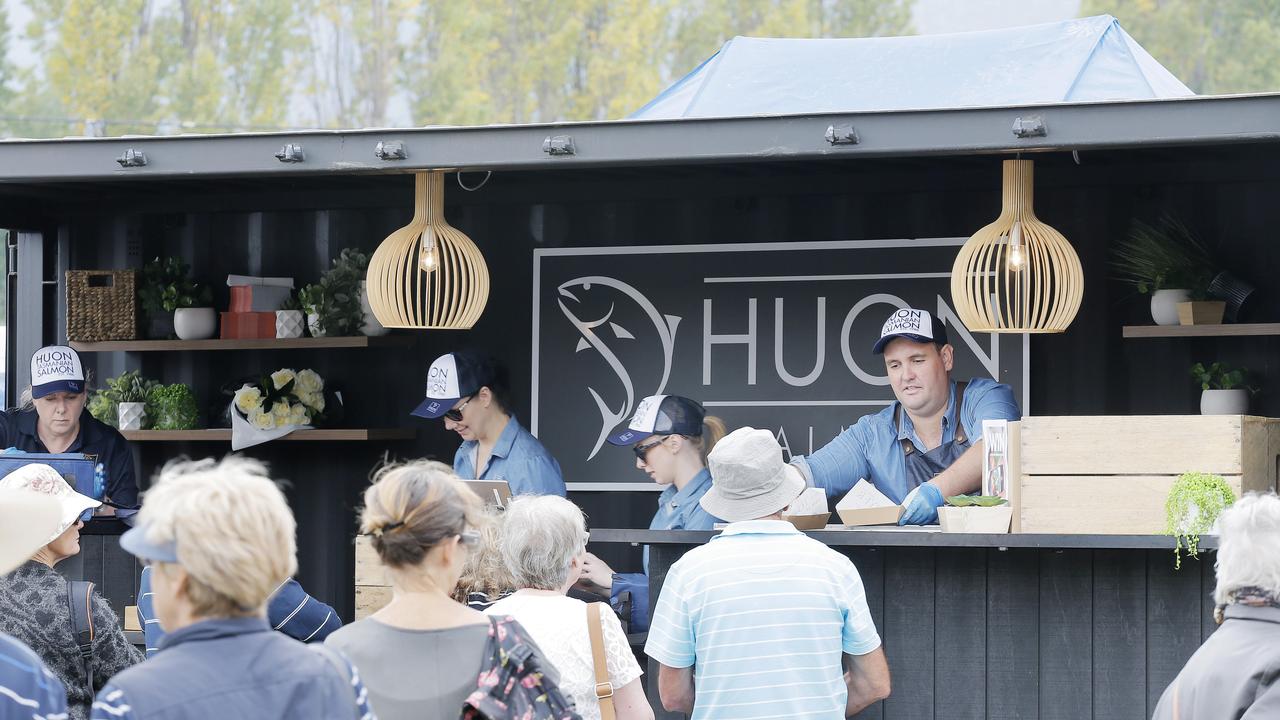 Huon Salmon at the Taste of the Huon festival. Picture: MATHEW FARRELL