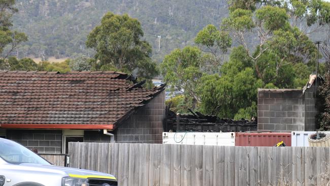 Emergency services respond to fatal fire at Benboyd Circle Rokeby on 19 January 2025. Picture: Elise Kaine