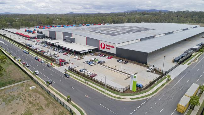 The $240 million Australia Post facility at Redbank opened in 2019. Picture: Cordell Richardson