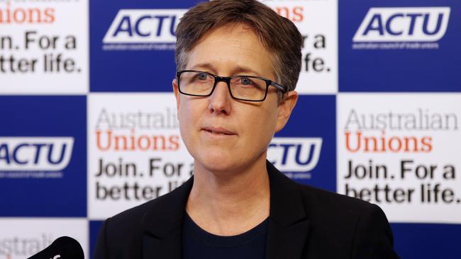 ACTU secretary Sally McManus. Picture: AAP 