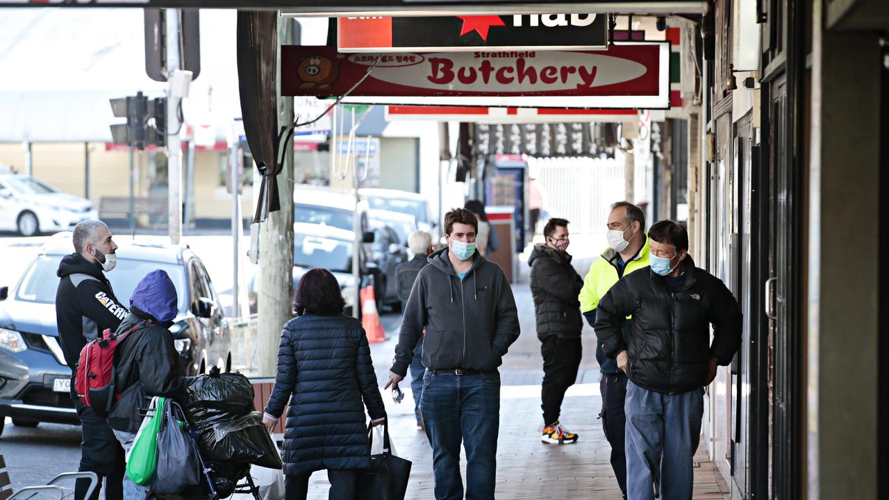 Case numbers have dwindled in Burwood. Picture: NCA NewsWire / Adam Yip