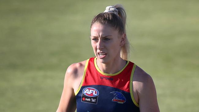 Deni Varnhagen has been placed on the Crows’ inactive list for the foreseeable future. Picture: Dean Martin