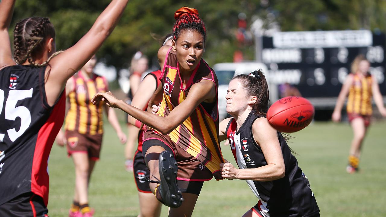 Hawks' Jennifer Wren. Picture: Brendan Radke