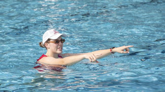 Georgia Hickey at Vikings Water Polo club junior coaching programPicture: Richard Walker