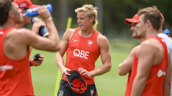 Sydney Swans star Isaac Heeney has preparing well over the summer.