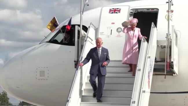 Britain’s King Charles lands in Paris for official visit | Herald Sun