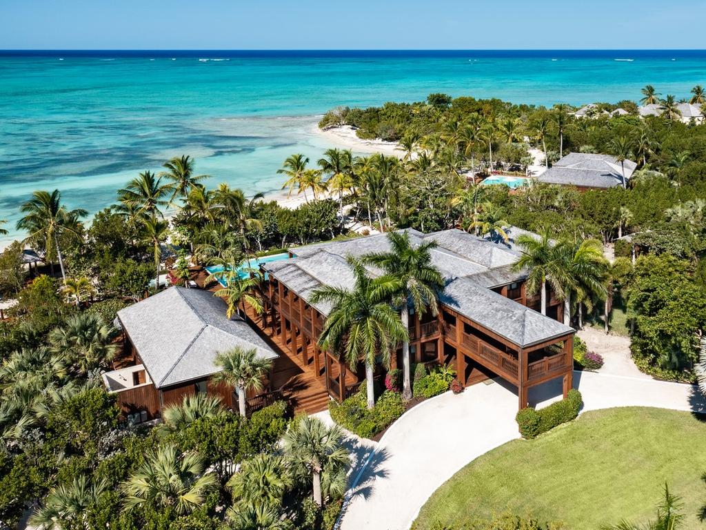 This private beach retreat, which has celebrity pedigree, seeks a new deep-pocketed owner. Picture: Sothebys