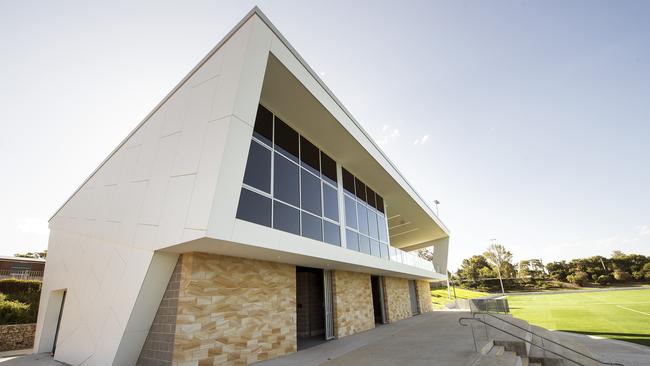Exterior of the new West Epping Park pavilion at Epping . Picture: Troy Snook