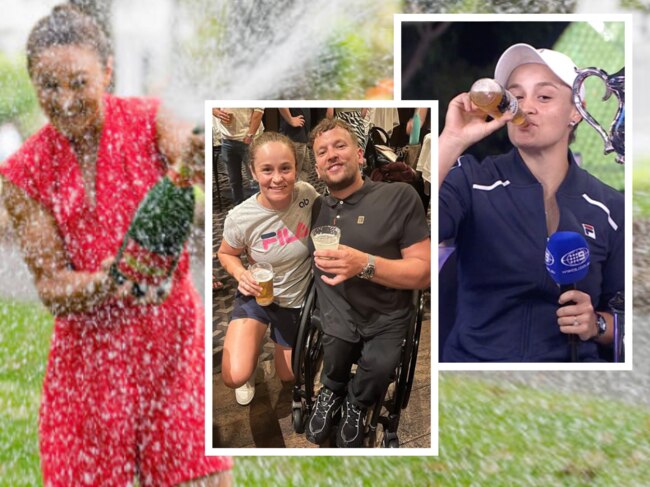 How Barty celebrated drought-breaking triumph