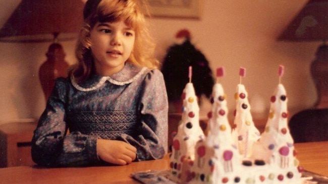 Claire Davie, the creator of the AWWCBCB Facebook fan group, with her favourite childhood cake.