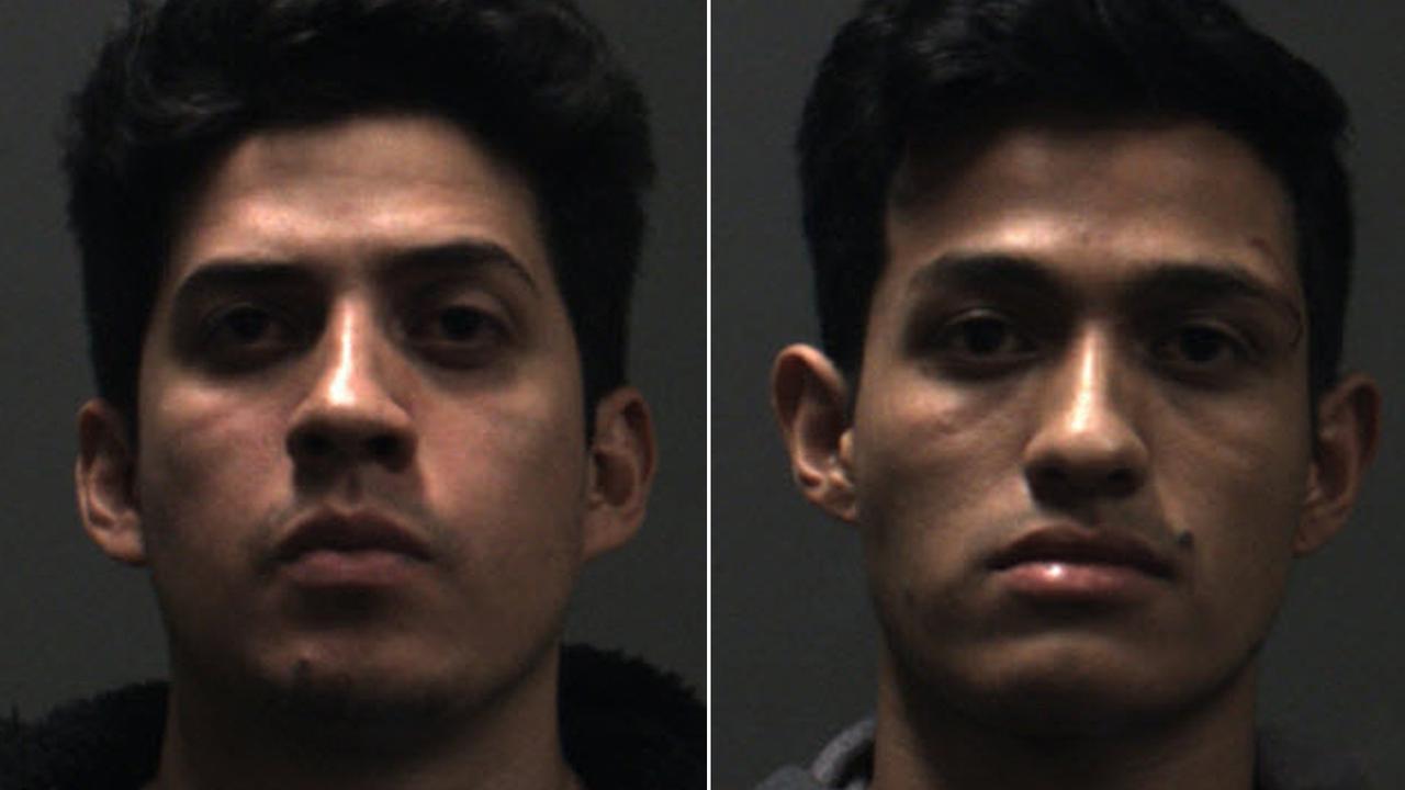 Rony Castaneda Ramirez (28) and his brother Josue Castaneda Ramirez. Pictures: Chino Police Department.