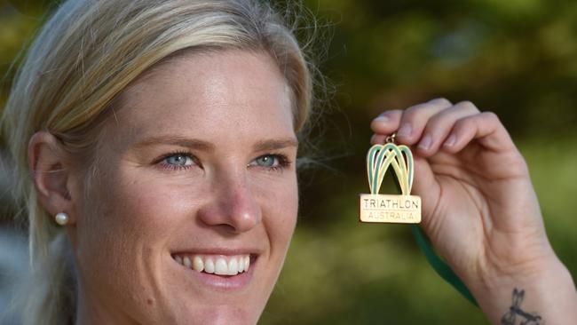 Kate Doughty has only been in the sport of triathlon for two years.