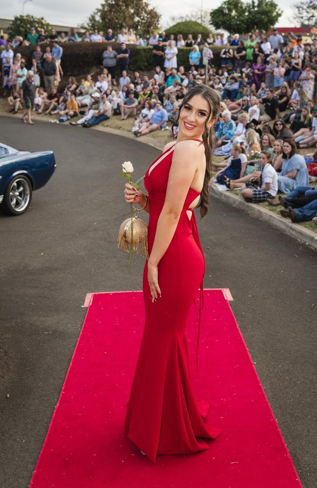 Tamika Garvey at Harristown State High School formal at Highfields Cultural Centre, Friday, November 17, 2023. Picture: Kevin Farmer