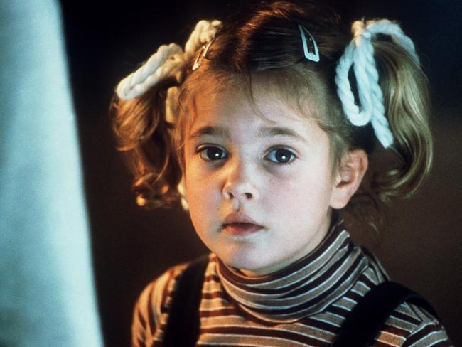 Adorable Barrymore while starring in <i>E.T. </i>