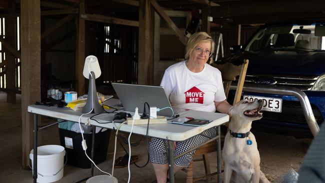 Julia Melvin would like her house relocated after the record floods. Picture: Danielle Smith.