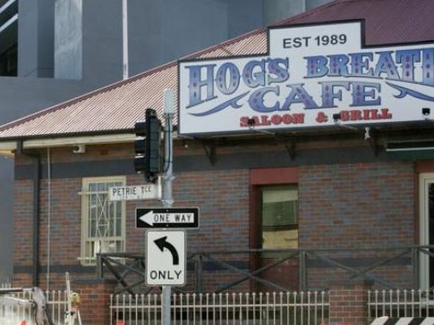 Hog's Breath at the inner Brisbane suburb of Petrie Terrace closed after 26 years. Four restaurants have closed in the past four months. Picture: Jeff Camden