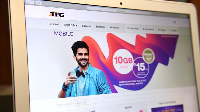 TPG says 2020 will be the peak year for customer migration to the NBN. Picture: AAP
