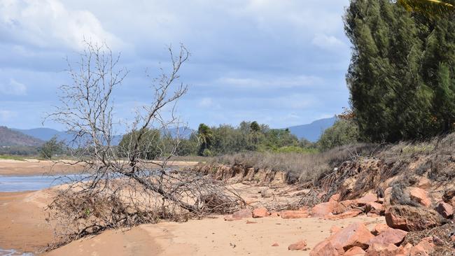 Erosion at Pallarenda beach. Picture: Nikita McGuire