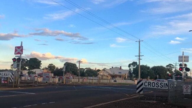 Both Exford and Coburns roads in Melton are closed due to the boom gates at their level crossings being stuck down. Picture: Supplied