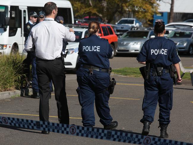 Police investigating the scene in Carramar in 2015.