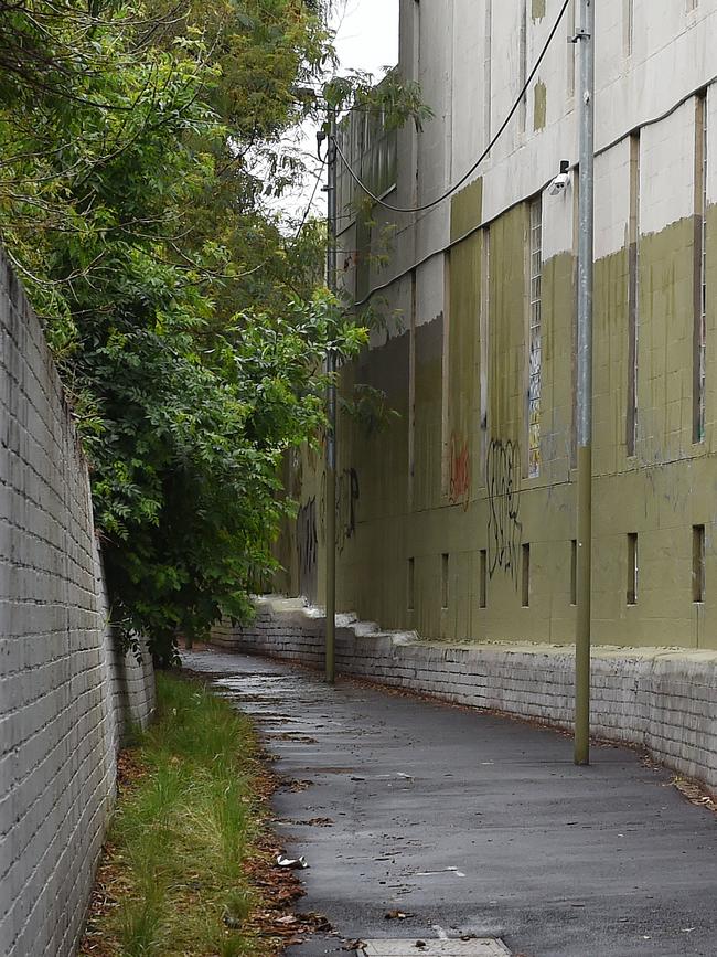 A plan to turn Railway Walk into the next Hosier Lane is gaining traction. Picture: Josie Hayden