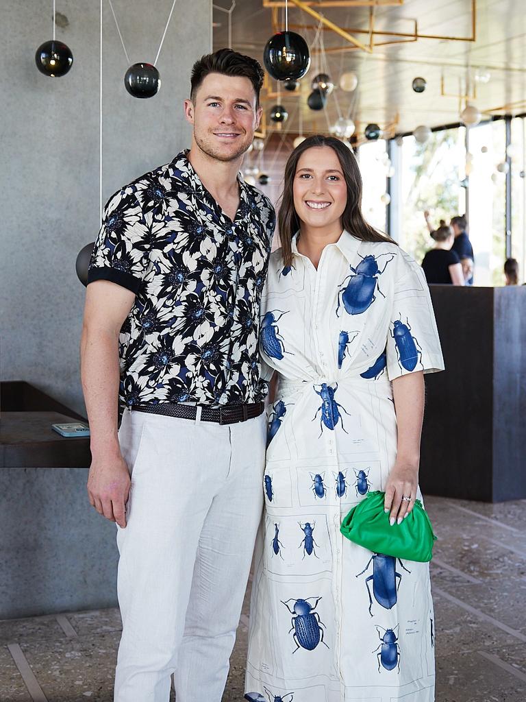 Max and Laura Sharrad at the Magill Estate Champagne Brunch launch Picture: Supplied