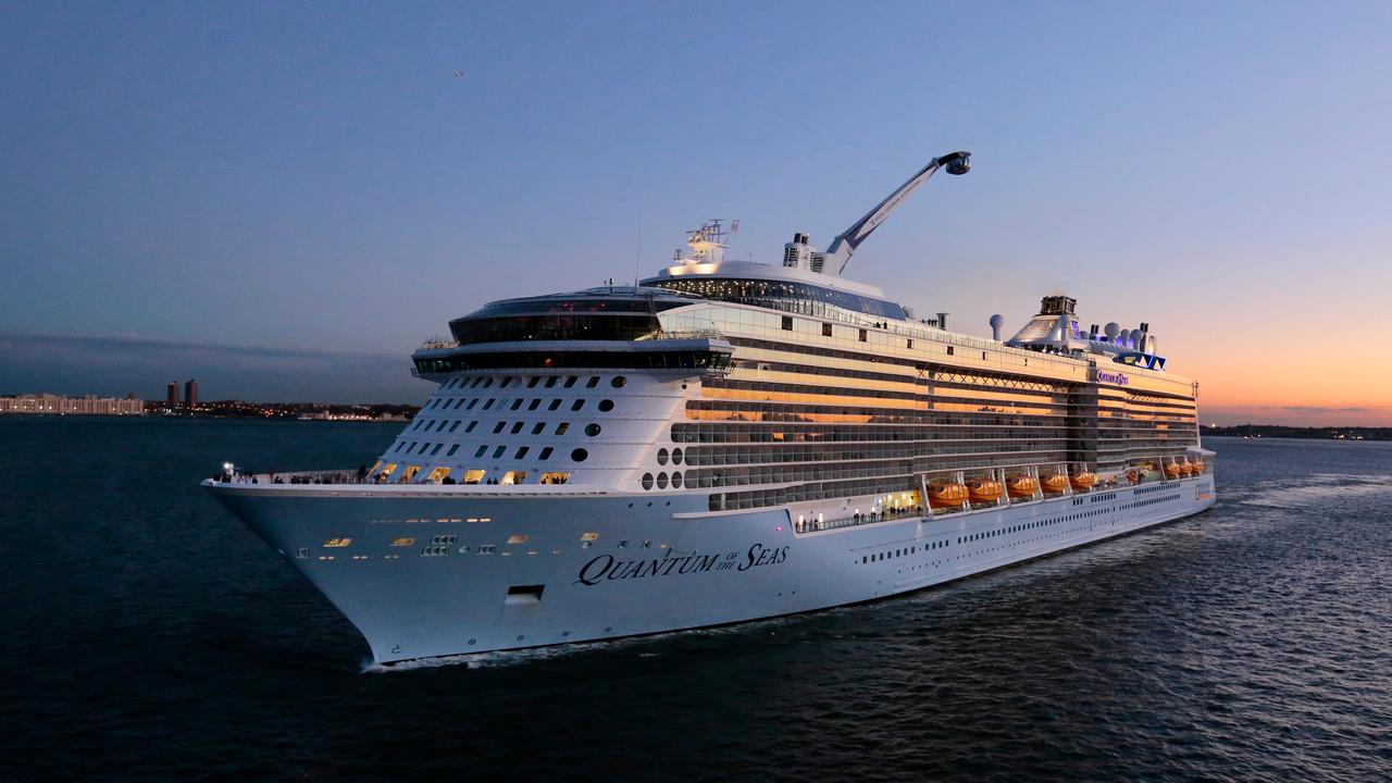 The Quantum of the Seas was 1400km south of the Hawaiian Islands when the man went overboard. Picture: Royal Caribbean