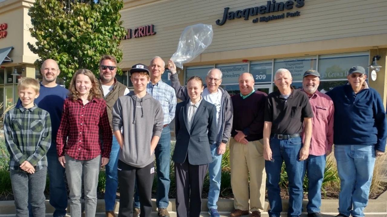 The Northern Illinois Bottlecap Balloon Brigade. Picture: Supplied