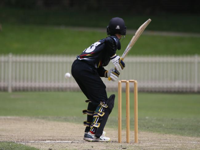 Braith Gain at the wicket for Penrith. Photographer: Warren Gannon Photography