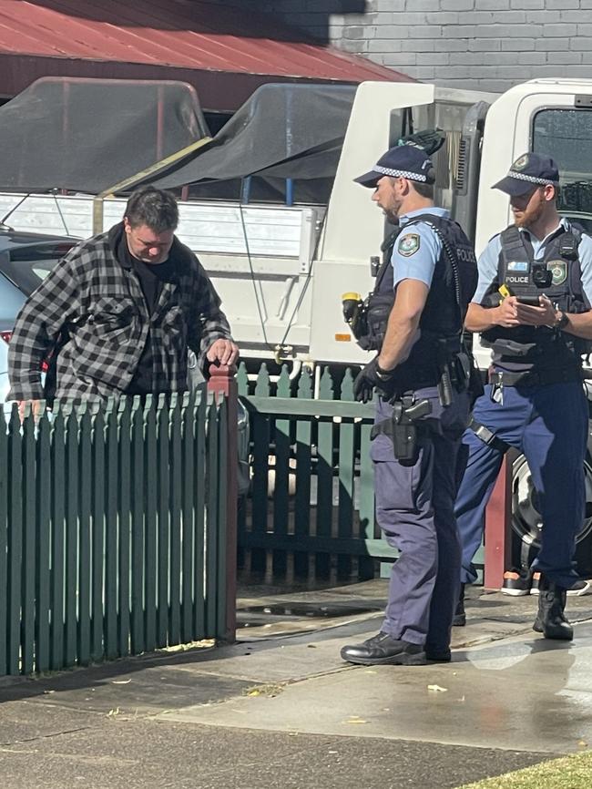 The 30-year-old man was allegedly detained in a citizens arrest on Arthur St in Kogarah just moments after he had been involved in an accident nearby. Picture: The Daily Telegraph