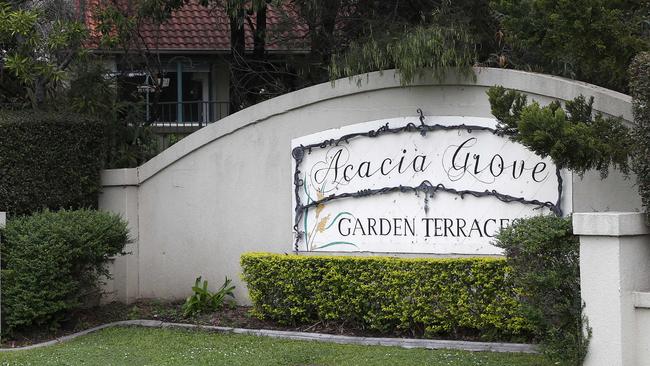 Acacia Grove complex sign. Picture: Tertius Pickard