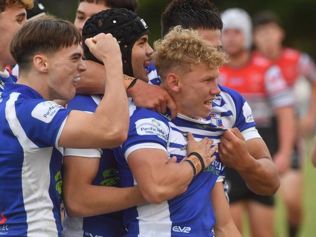 Aaron Payne Cup. Ignatius Park College against Kirwan High at Kirwan High. Try. Picture: Evan Morgan