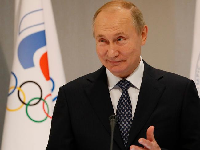 Don’t expect to see Vladimir Putin at any Olympic events any time soon. Picture: AFP