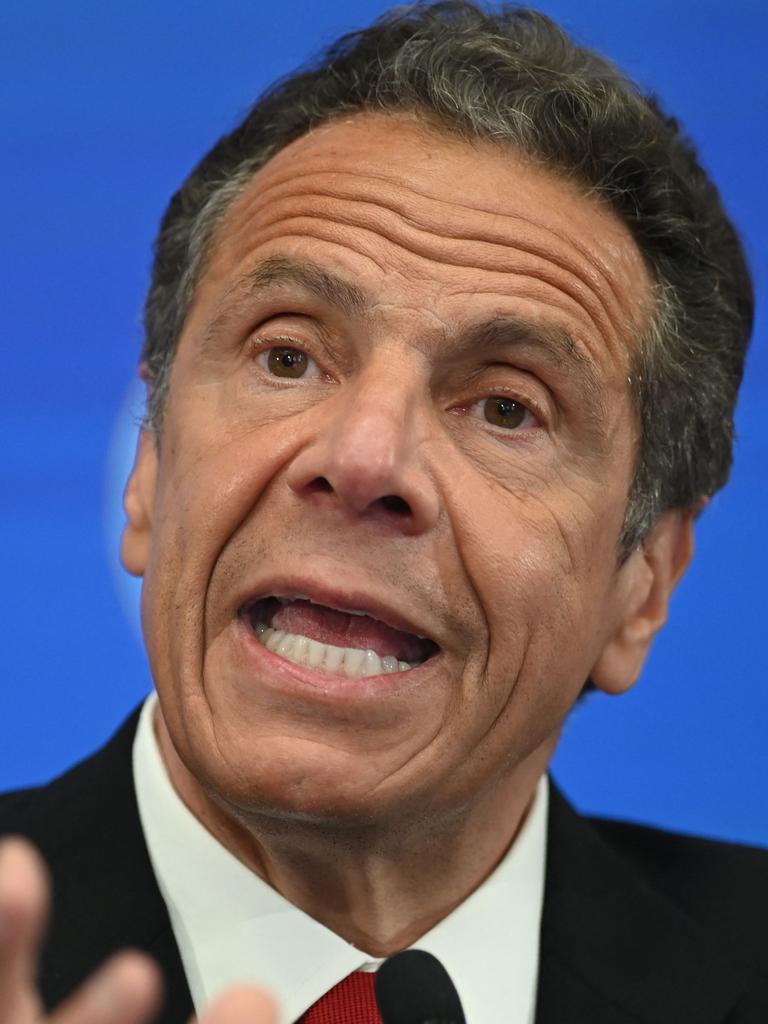 Former New York Governor Andrew Cuomo. (Photo by Johannes EISELE / AFP)