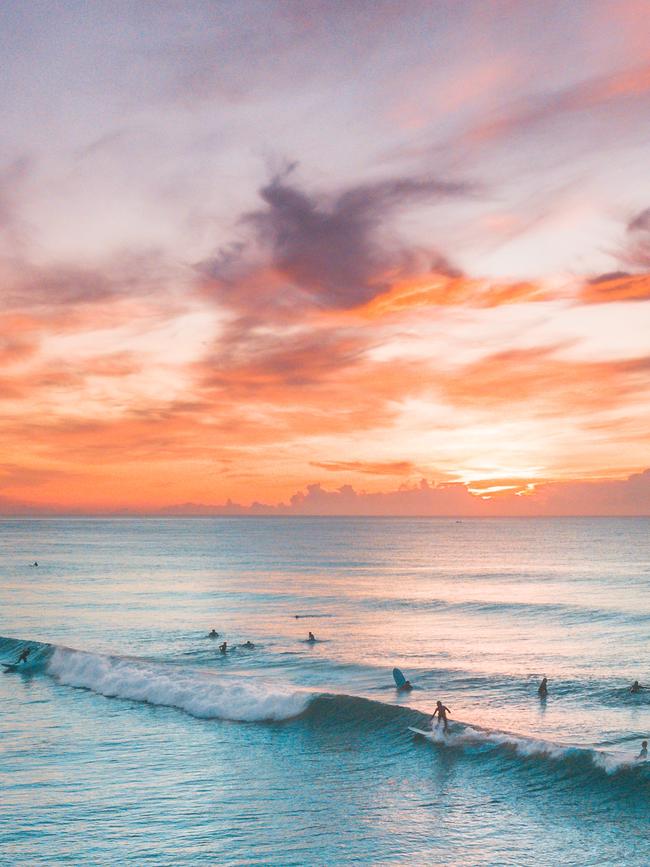 Peak hour at Newcastle’s Bar Beach. Picture: ChangingTides.