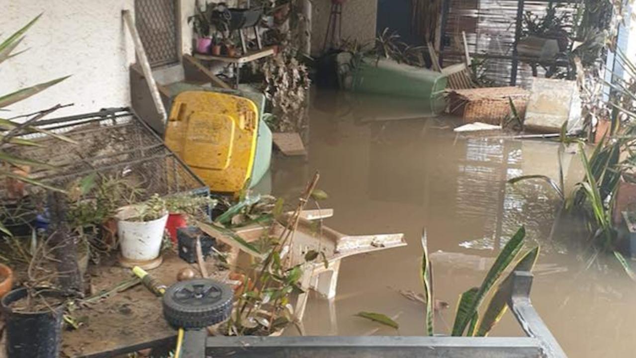 Once the flood waters had receded and the damage could be assessed, Jasmine Whiting said her mother broke down in tears at the sight of what remained of their home. Photo: Contributed