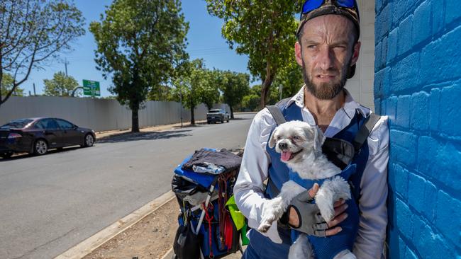 Hayden Patterson at Kennards storage unit facility on Port Rd, Thebarton SA. Pictured on 7th December 2024. Picture: Ben Clark