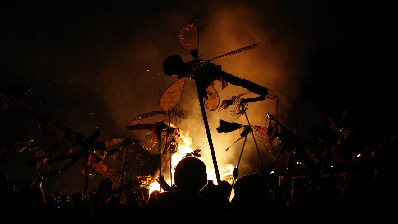 Dark Mofo s Ogoh ogoh goes up in flames The Mercury